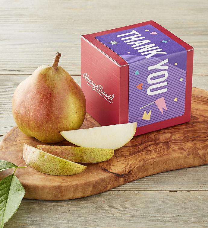 &#34;Thank You&#34; Single Pear Gift